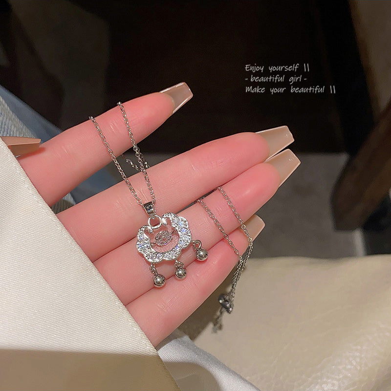 Necklace Longevity Lock Titanium Steel HXNX1265