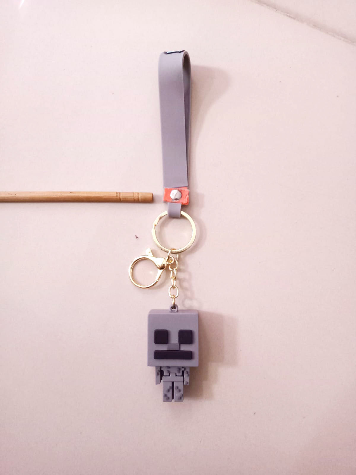 Gantungan Kunci Desain Kartun Anime 3D Pokemon DBZ One Piece Minecraft Etc