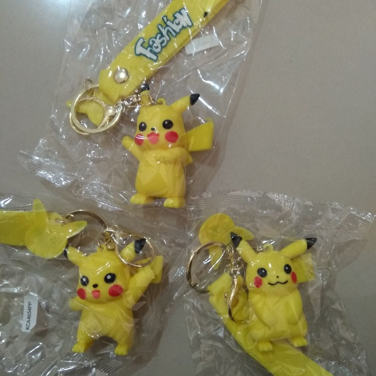 Gantungan Kunci Desain Kartun Anime 3D Pokemon DBZ One Piece Minecraft Etc