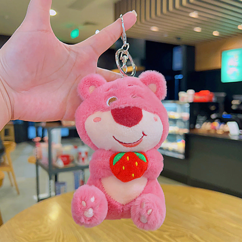 Gantungan Kunci Tas Boneka Karakter Lotso Stella Kabi Gemas Lucu Ganci Keychain