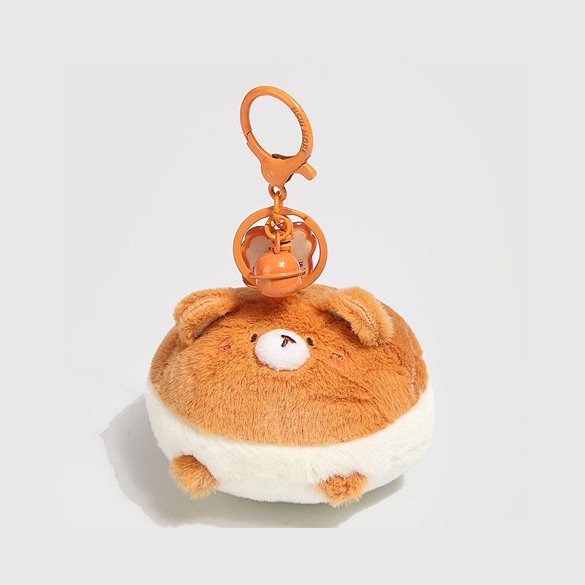 Gantungan Kunci Tas Boneka Roti Beruang Bulu Halus Gemas Imut Ganci Keychain