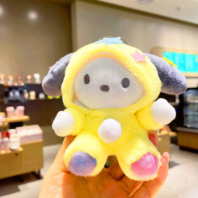 Gantungan Kunci Tas Boneka Sanrio Karakter Kitty Kuromi Melody Cinnamoroll Lucu Ganci Keychain