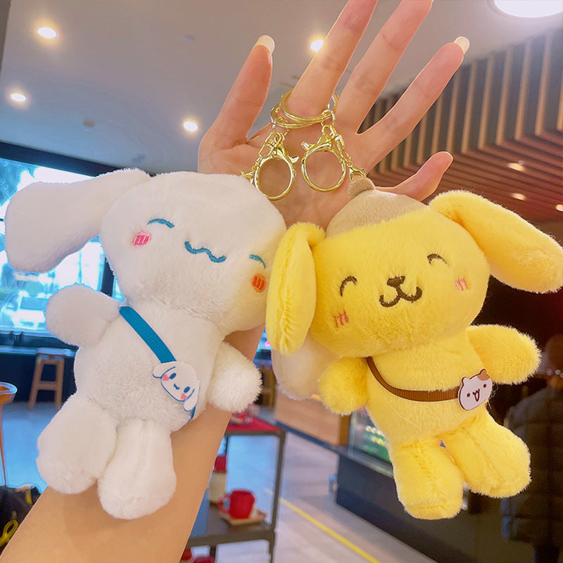 Gantungan Kunci Tas Boneka Sanrio Karakter Kuromi Melody Cinnamoroll Standing Ganci Keychain