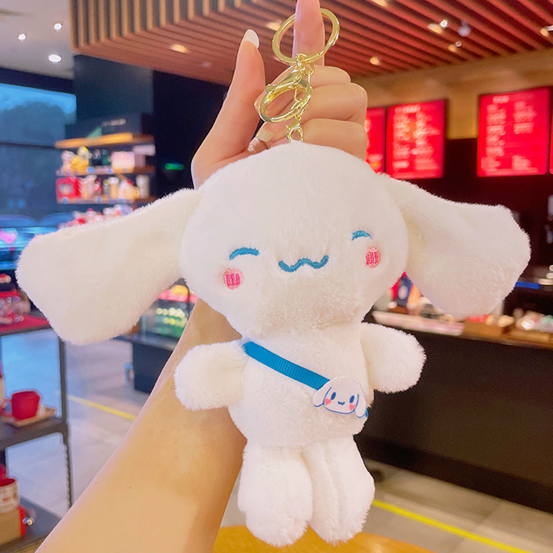 Gantungan Kunci Tas Boneka Sanrio Karakter Kuromi Melody Cinnamoroll Standing Ganci Keychain