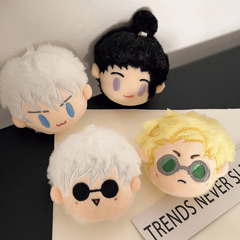 Gantungan Boneka Jujutsu Kaisen Gojo Geto Nanami Satoru Doll Keychain Bag Charm KCE5215