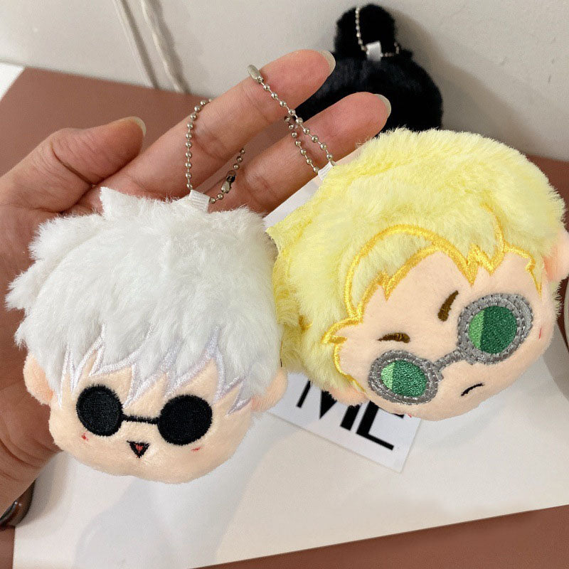 Gantungan Boneka Jujutsu Kaisen Gojo Geto Nanami Satoru Doll Keychain Bag Charm KCE5215