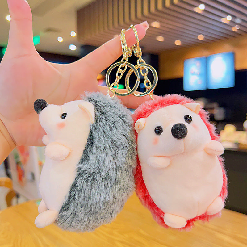 Gantungan Kunci Tas Boneka Karakter Landak Plush Doll Keychain Hedgehog