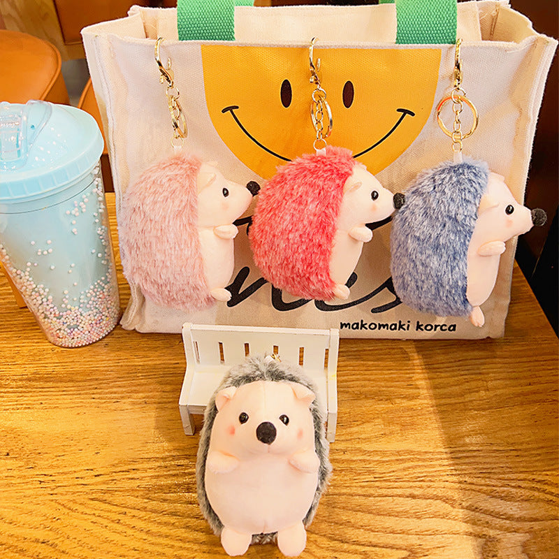 Gantungan Kunci Tas Boneka Karakter Landak Plush Doll Keychain Hedgehog