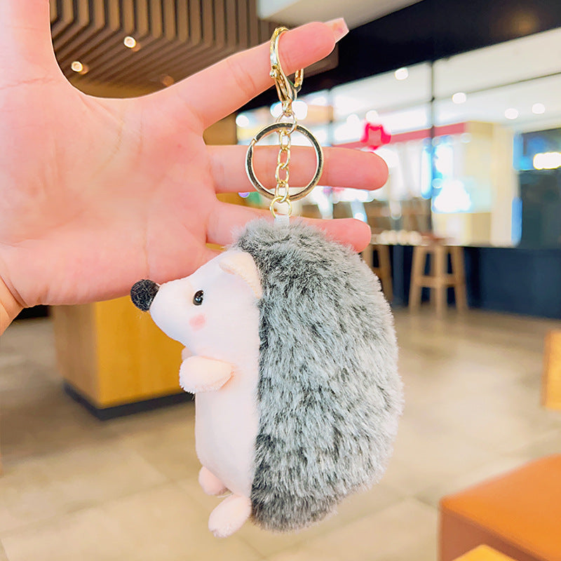 Gantungan Kunci Tas Boneka Karakter Landak Plush Doll Keychain Hedgehog
