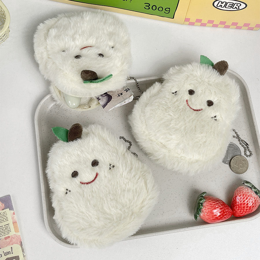 Dompet Boneka Buah Pir Pear Resleting Pouch Tempat Make Up Kosmetik Koin Kunci KCO4147