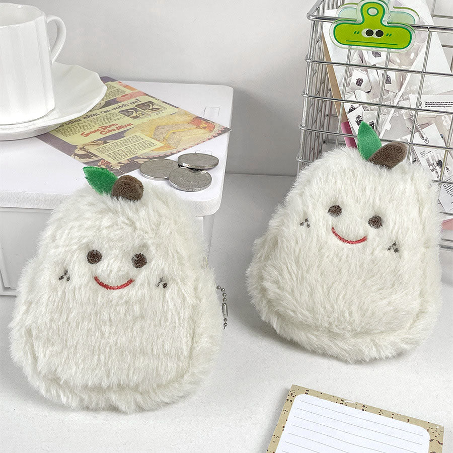 Dompet Boneka Buah Pir Pear Resleting Pouch Tempat Make Up Kosmetik Koin Kunci KCO4147