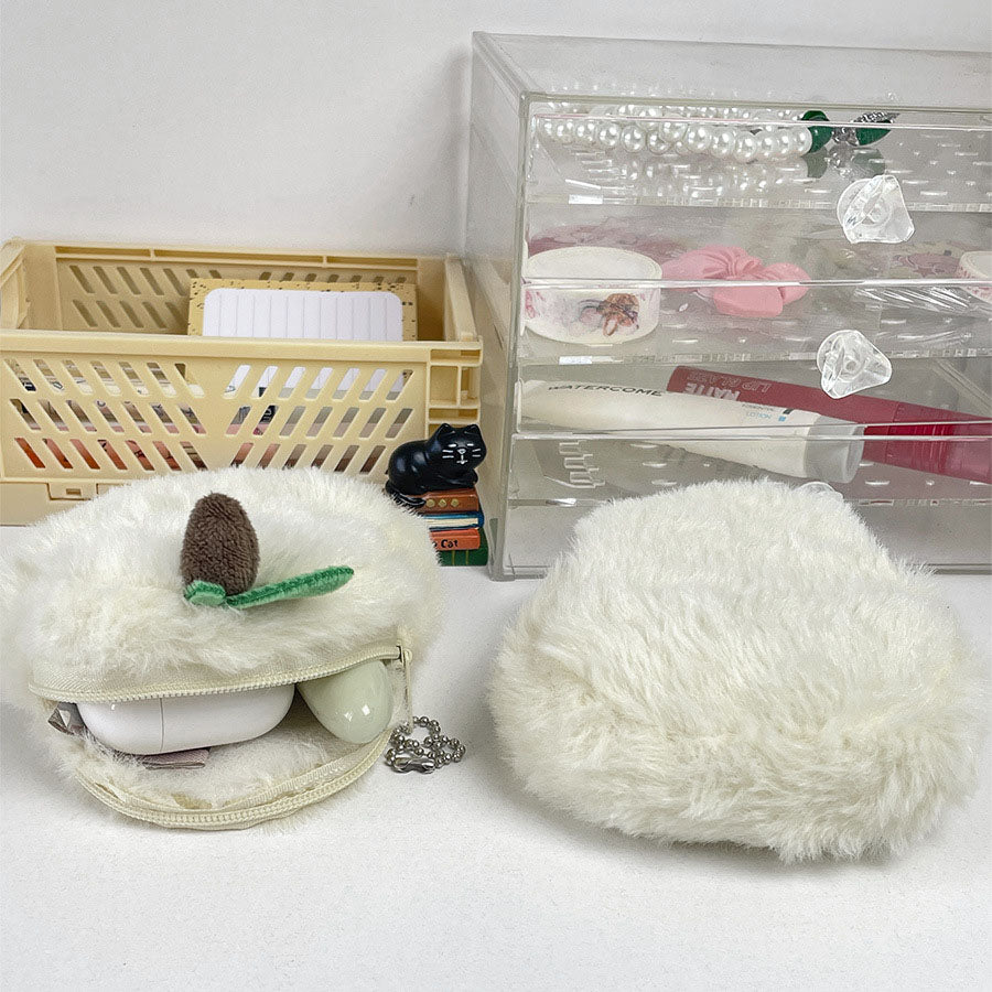 Dompet Boneka Buah Pir Pear Resleting Pouch Tempat Make Up Kosmetik Koin Kunci KCO4147
