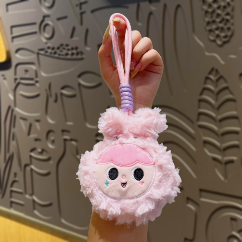 Dompet Pouch Koin Motif Lucu Boneka Bulu Bag Charm Tas Karakter Bayi Lucu