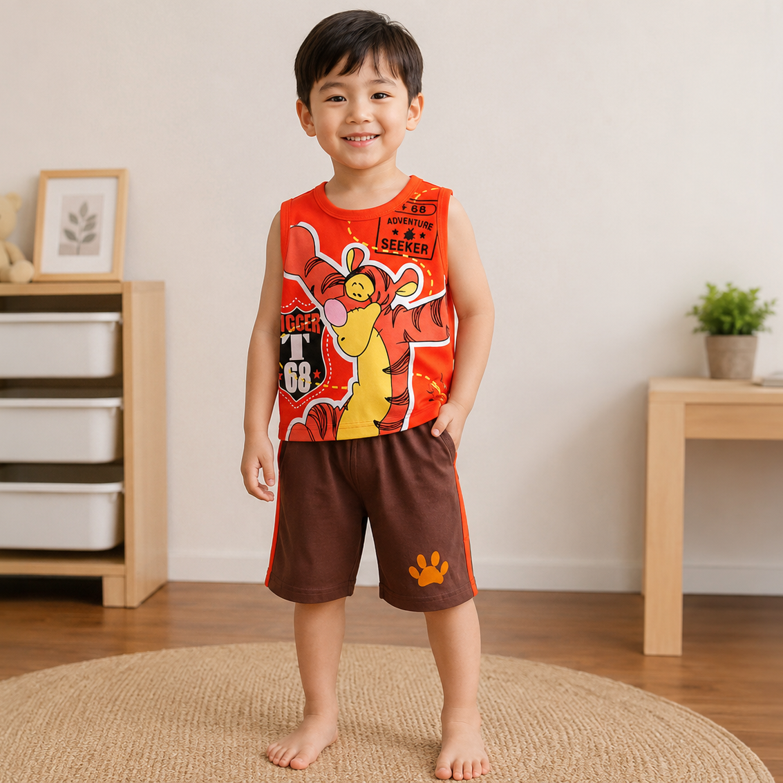 Boy Tiger Suit T-Shirt and Pants