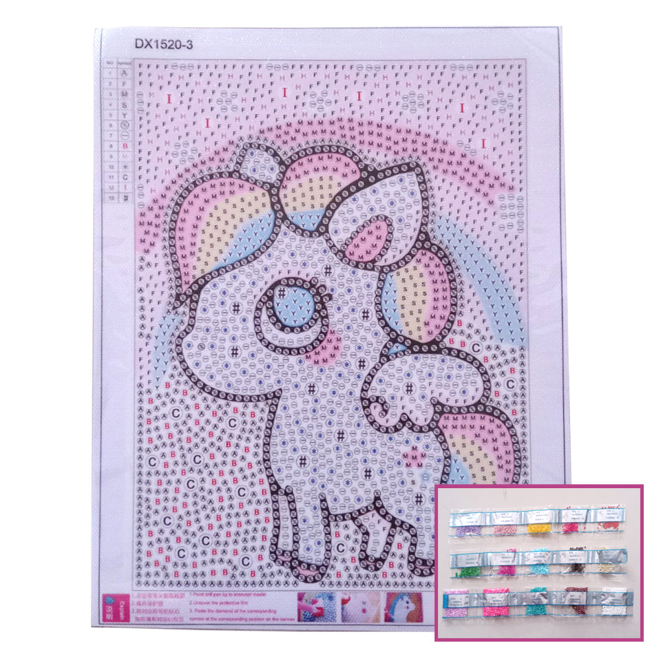 DIY 5D Diamond Painting Lukisan Berlian Karakter Dengan Frame 18x23 Seri A