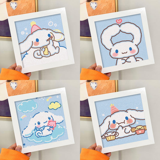 DIY 5D Diamond Painting Lukisan Berlian Karakter Dengan Frame 18x18 Seri A