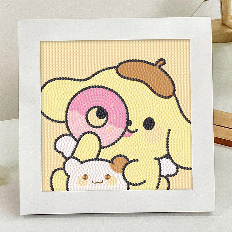 DIY 5D Diamond Painting Lukisan Berlian Karakter Dengan Frame 18x18 Seri A