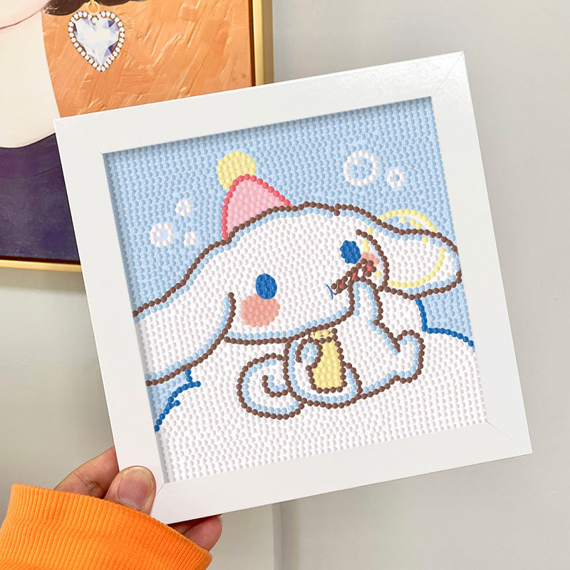 DIY 5D Diamond Painting Lukisan Berlian Karakter Dengan Frame 18x18 Seri A