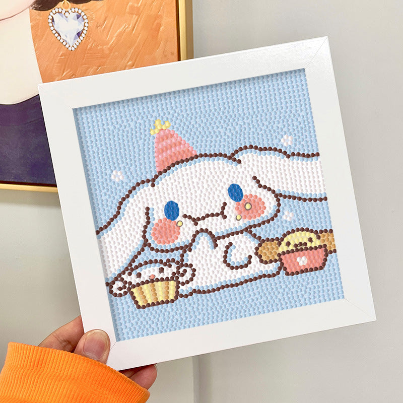 DIY 5D Diamond Painting Lukisan Berlian Karakter Dengan Frame 18x18 Seri A