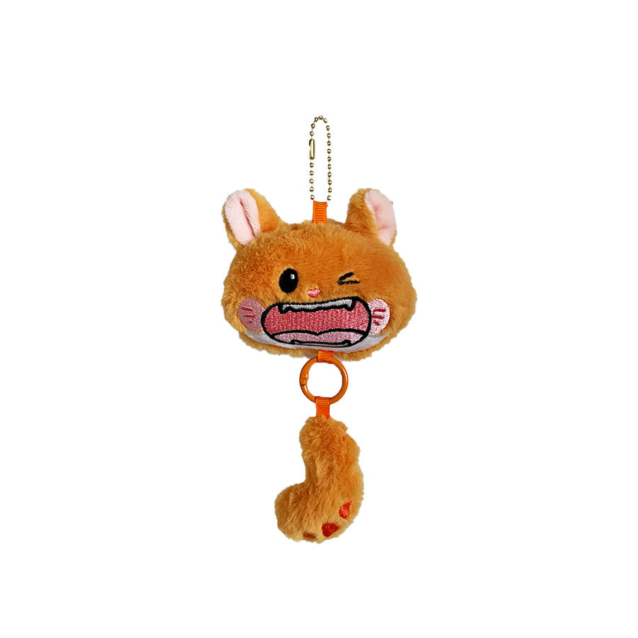Gantungan Hewan Kartun Ekor Kucing Lucu Tail Cat Animal Bag Charm Aksesoris Tas MCE10159