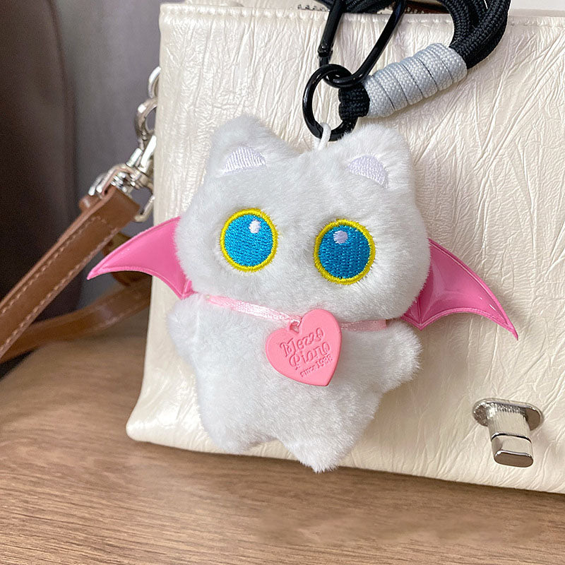 Gantungan Kunci Boneka Kucing Hitam Cat Black Big Eyes Pendant Keychain Bag Charm MCE1263