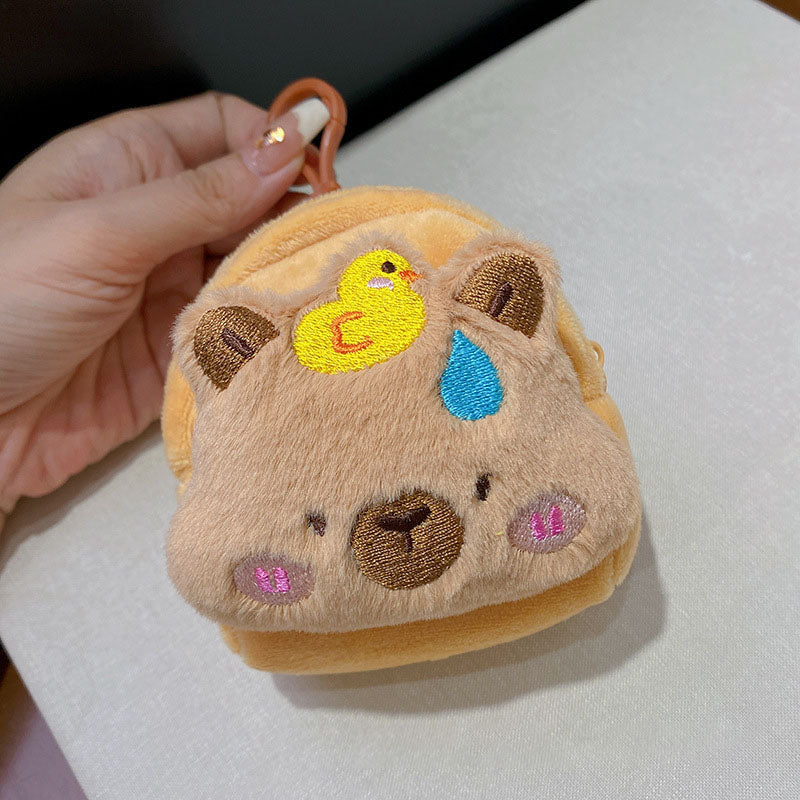 Dompet Boneka Pocha Capybara Kitty Garfield Cat Pouch Tempat Koin Kunci Aksesoris MCE3522