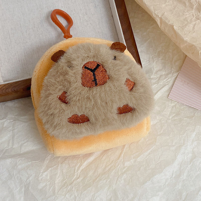 Dompet Boneka Pocha Capybara Kitty Garfield Cat Pouch Tempat Koin Kunci Aksesoris MCE3522
