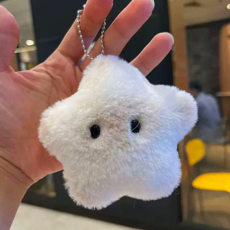 Gantungan Kunci Boneka Squeaky Cute Bear Star Beruang Bintang Pendant Bag Charm Keychain MCE4936
