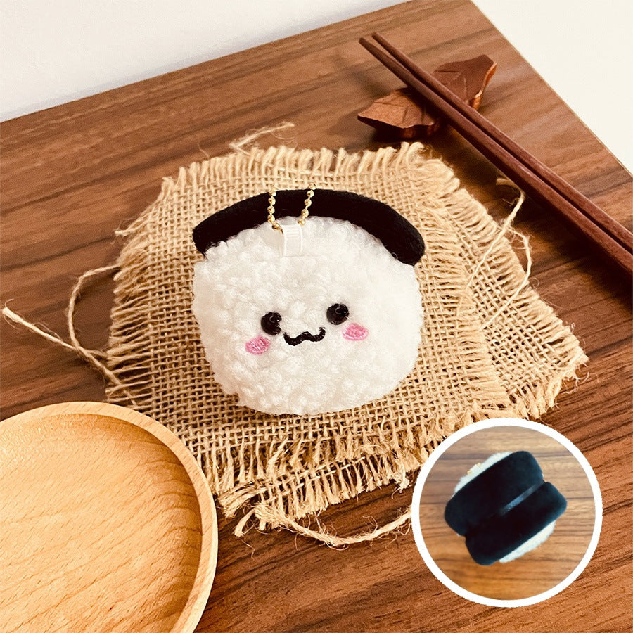 Gantungan Kunci Boneka Sushi Nori Wasabi Bag Charm Gantungan Tas Keychain MCE8812