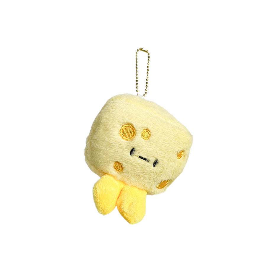 Gantungan Kunci Boneka Keju Cheese Plush Toy Keychain MCE9263