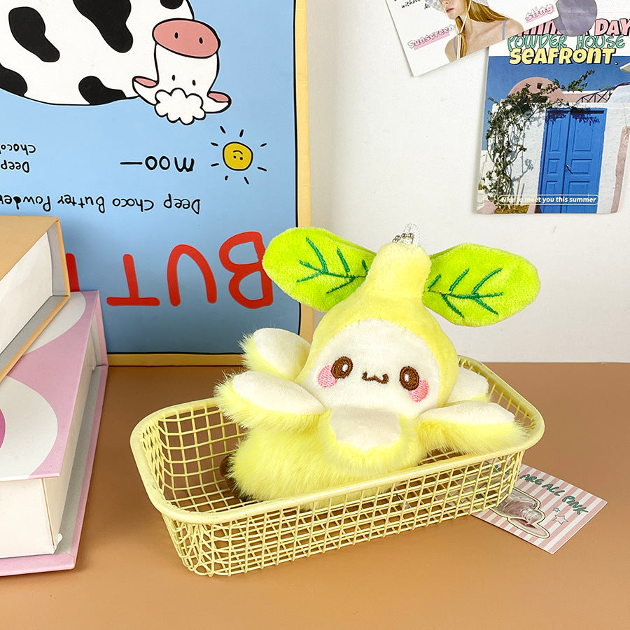 Gantungan Boneka Pisang Half Peeled Banana Souvenir