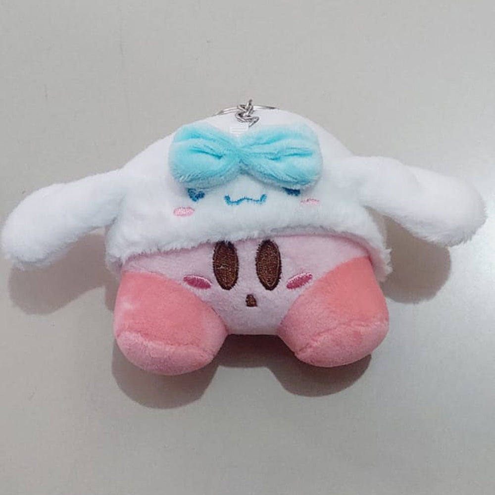 Boneka Kirby Topi Karakter Gantungan Kunci Keychain Doll Bag Charm MCEW7893