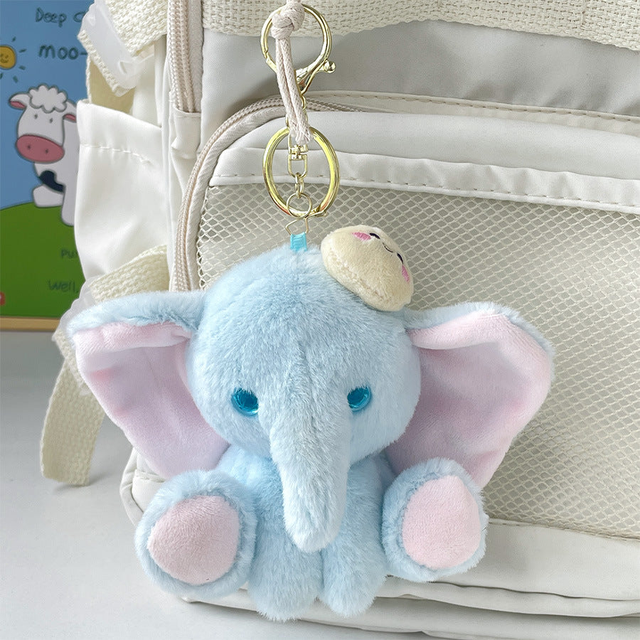 Boneka Gajah Telinga Lebar Dumbo Gantungan Kunci Keychain MCEW8017