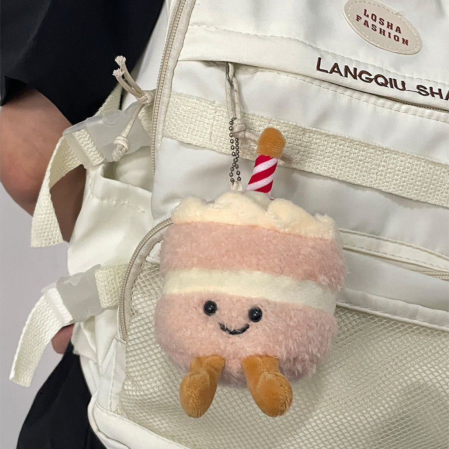 Gantungan Boneka Kue Ulang Tahun Birthday Cake Strawberry dan Lilin MCEW8595