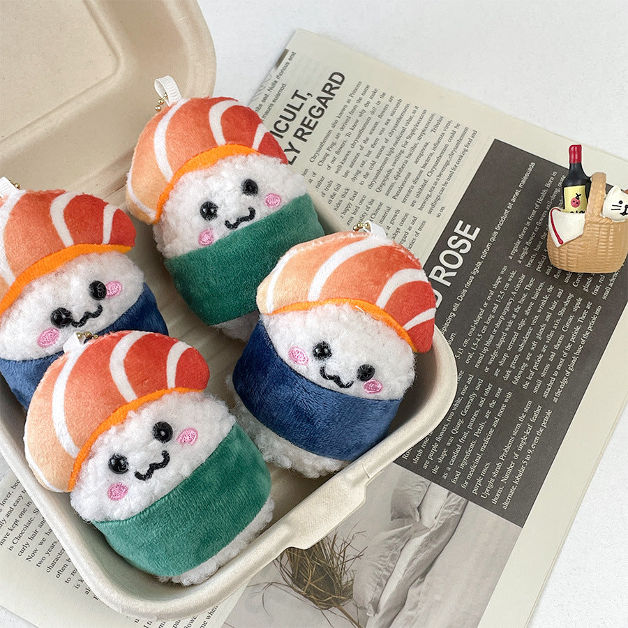 Gantungan Boneka Sushi Jepang Lucu Gemas Plush Keychain MCEW8797