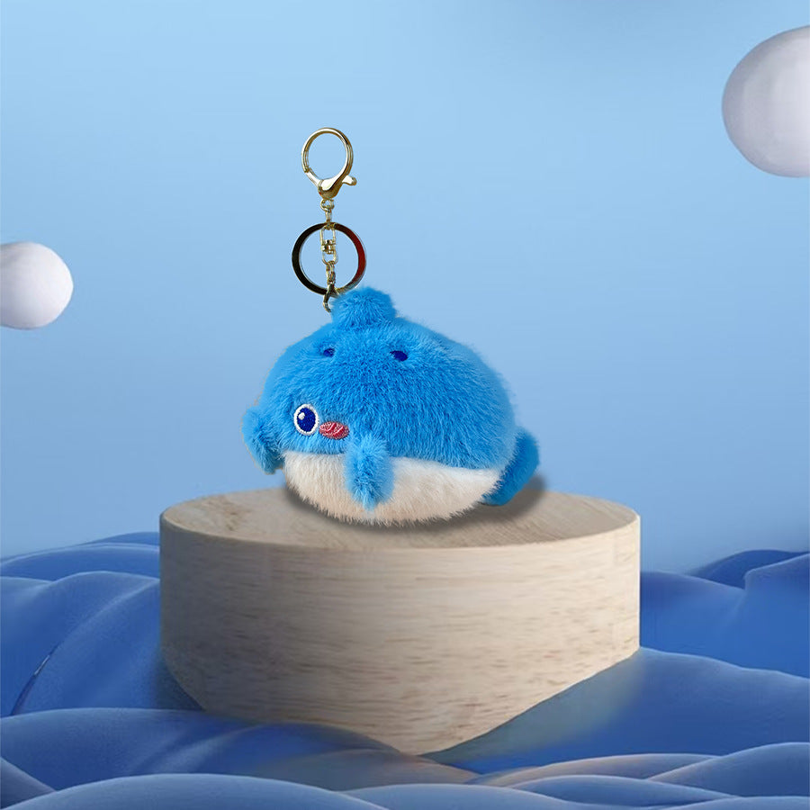 Gantungan Kunci Boneka Binatang Laut Sea World Animal Plush Toy Keychain Doll MCEW9697