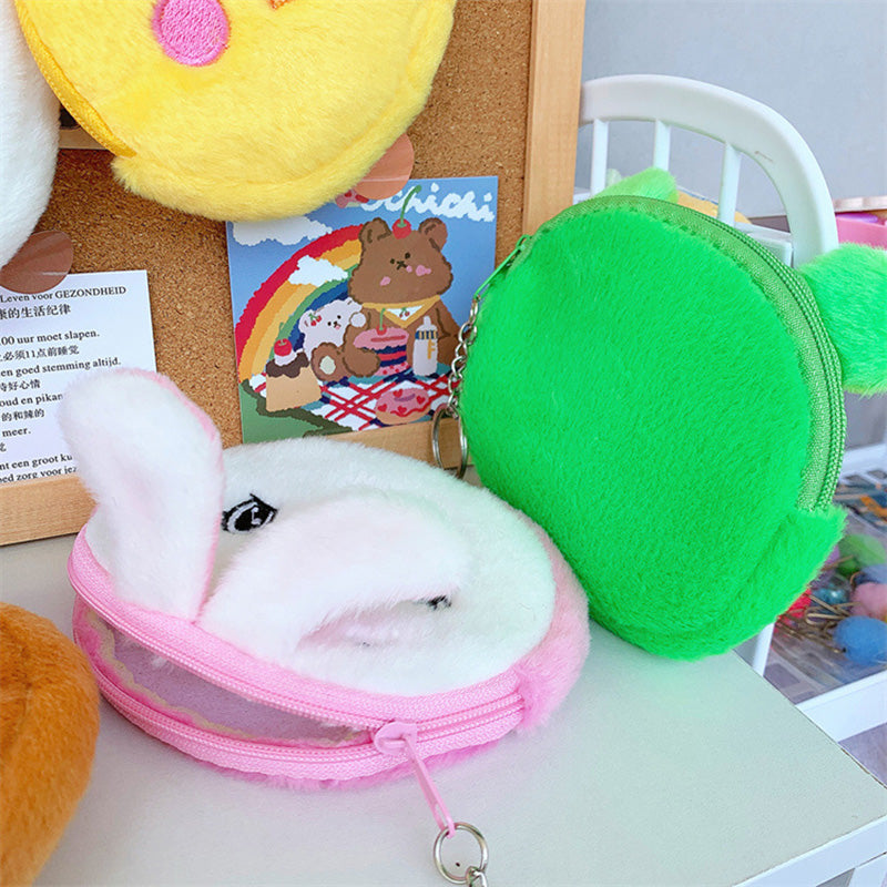Gantungan Kunci Dompet Boneka Kepala Binatang