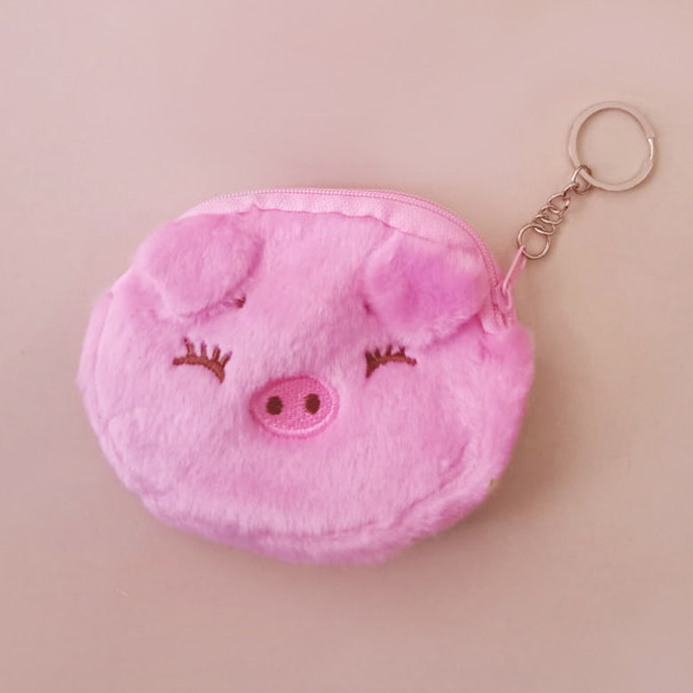 Gantungan Kunci Dompet Boneka Kepala Binatang
