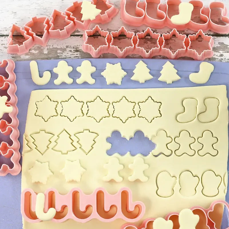 Cetakan Kue Kering Multi Cookie Cutter Adonan Cookies Mold Seri Natal Halloween