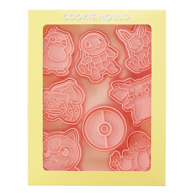 Set 8 Pcs Cookies Cutter Stamp Cetakan Kue Kering Press Karakter Pokemon