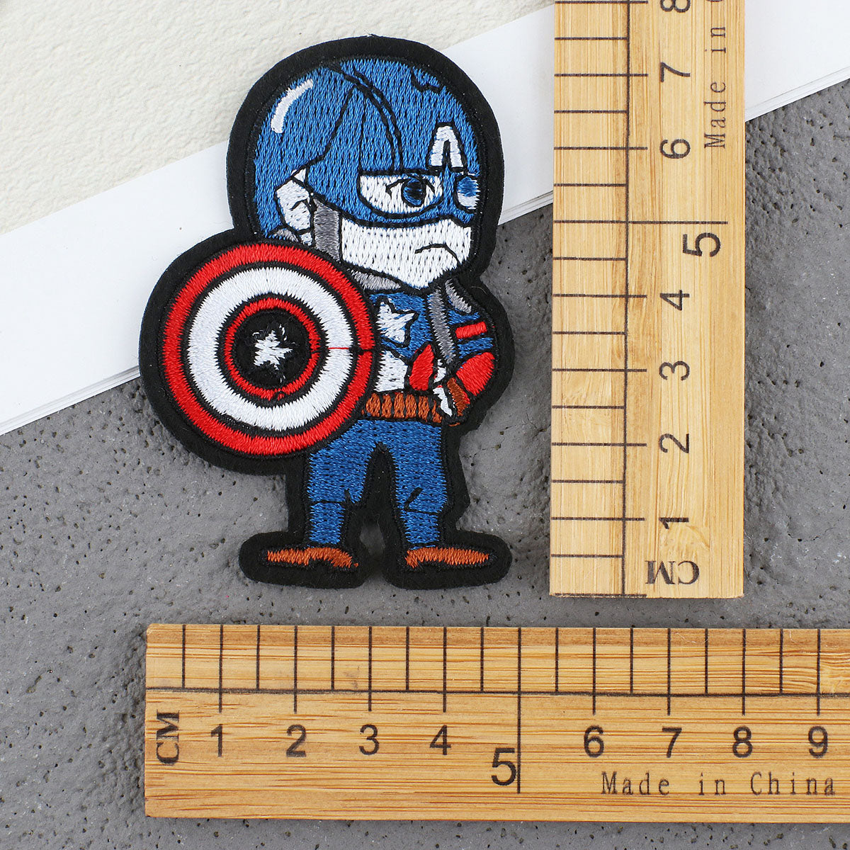 Bordir Patch Karakter Kartun Super Heroes Series Iron On Iron Patch Setrika Baju