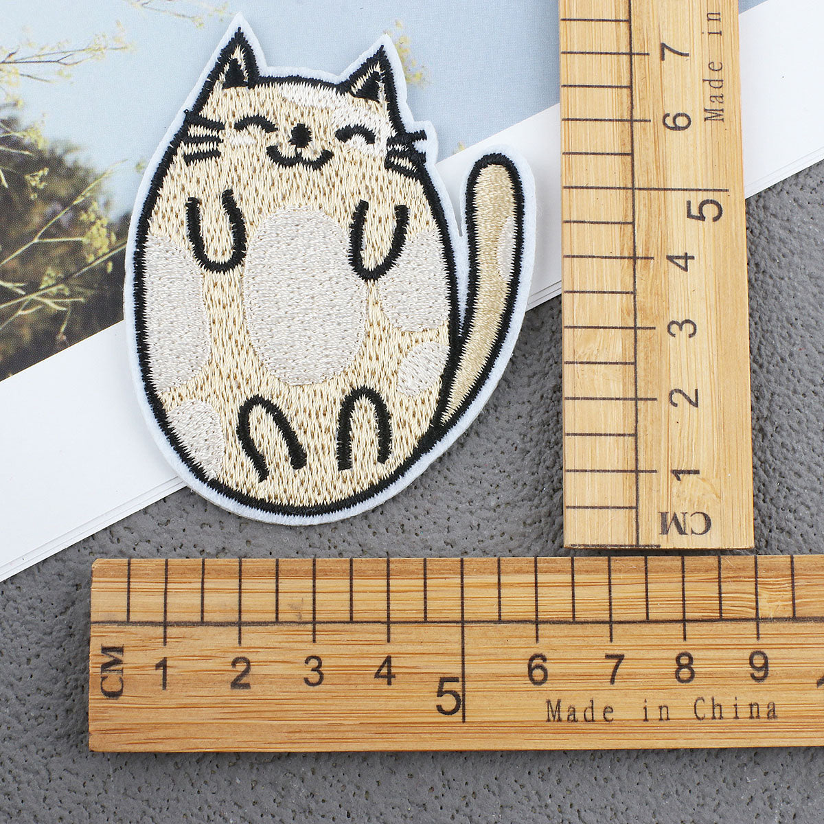 Bordir Patch Karakter Kartun Hewan Kucing Cat Animal Series Iron On Iron Patch Setrika Baju B