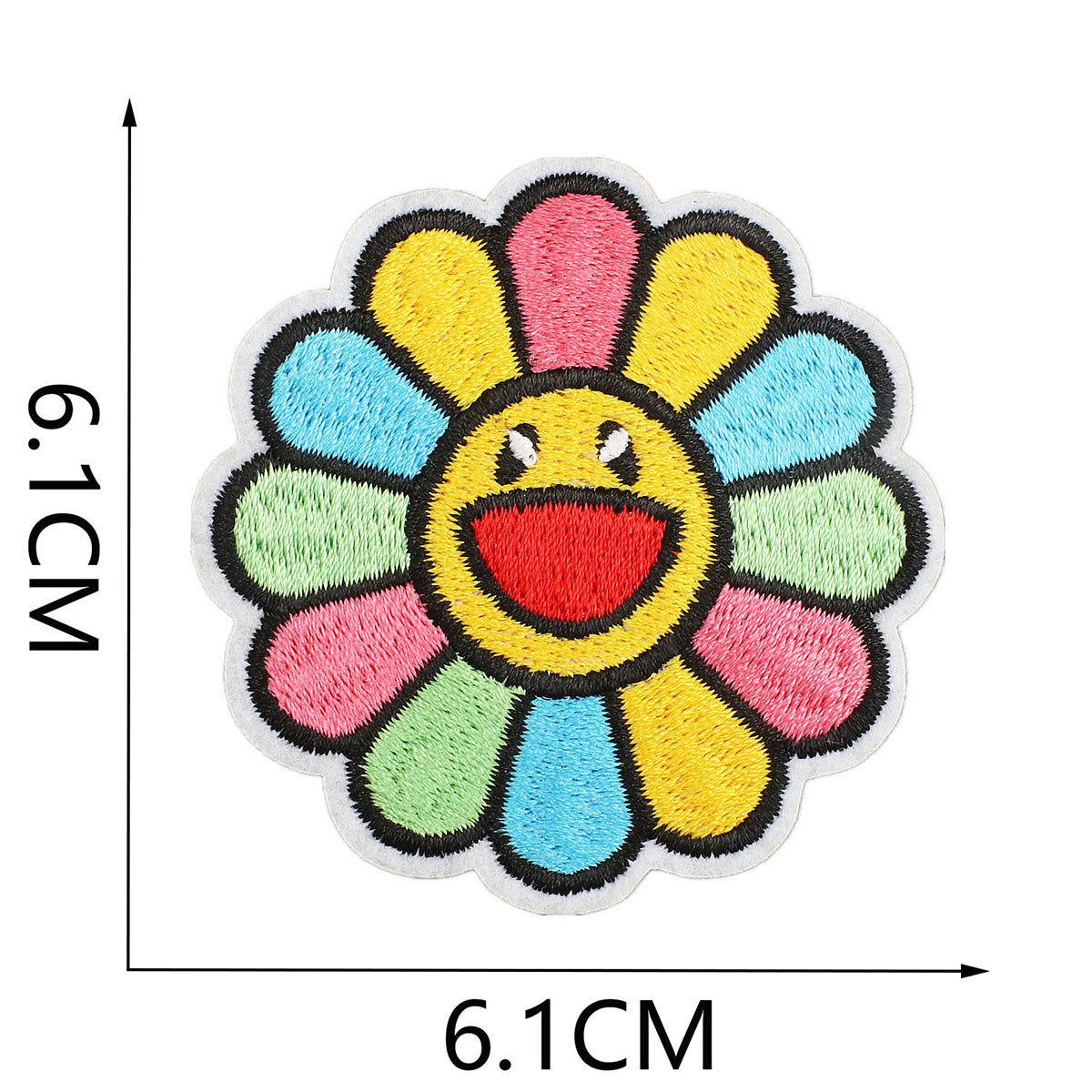 Bordir Patch Karakter Kartun Flower Scenery Mixed Series Iron On Iron Patch Setrika Baju C