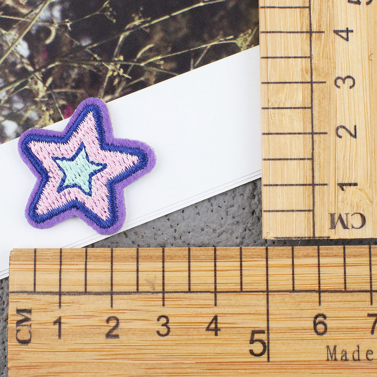 Bordir Patch Karakter Kartun Galaxy Mixed Series Iron On Iron Patch Setrika Baju