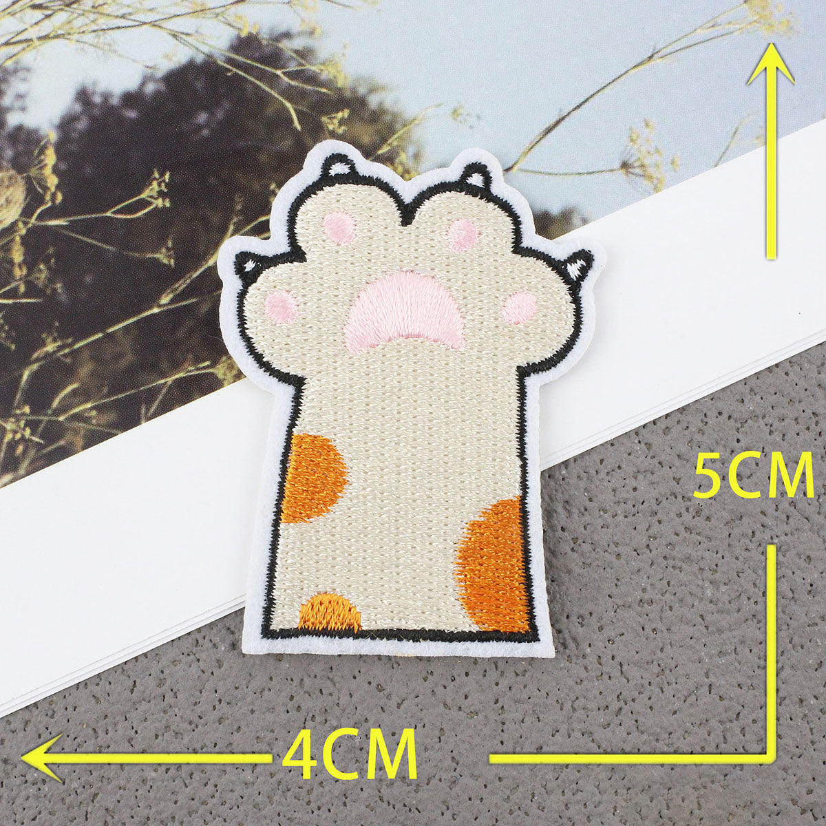 Bordir Patch Karakter Kartun Telapak Kaki Hewan Dog Paw Cat Paw Series Iron On Iron Patch Setrika Baju