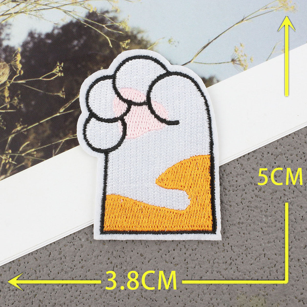 Bordir Patch Karakter Kartun Telapak Kaki Hewan Dog Paw Cat Paw Series Iron On Iron Patch Setrika Baju