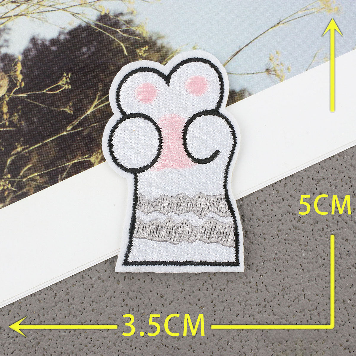 Bordir Patch Karakter Kartun Telapak Kaki Hewan Dog Paw Cat Paw Series Iron On Iron Patch Setrika Baju