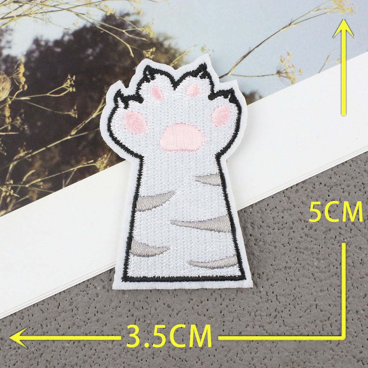 Bordir Patch Karakter Kartun Telapak Kaki Hewan Dog Paw Cat Paw Series Iron On Iron Patch Setrika Baju