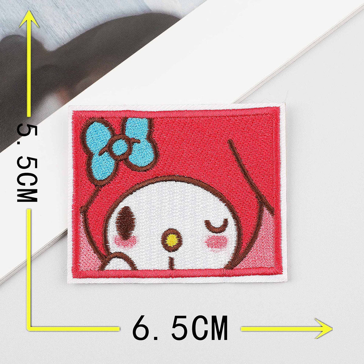 Bordir Patch Sticker Karakter Kartun Sanrio Kitty Melody Cinnamonroll Kuromi Series Tanpa Setrika Baju