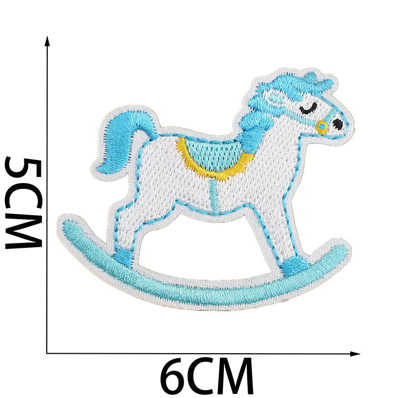 Bordir Patch Karakter Kartun Baby Girl Boy Shower Series Iron On Iron Patch Setrika Baju